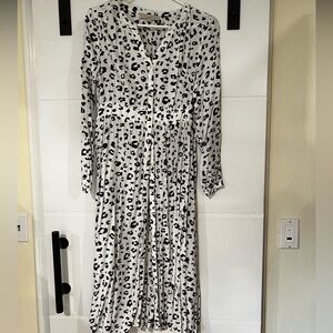 LOFT animal print dress. Size small.